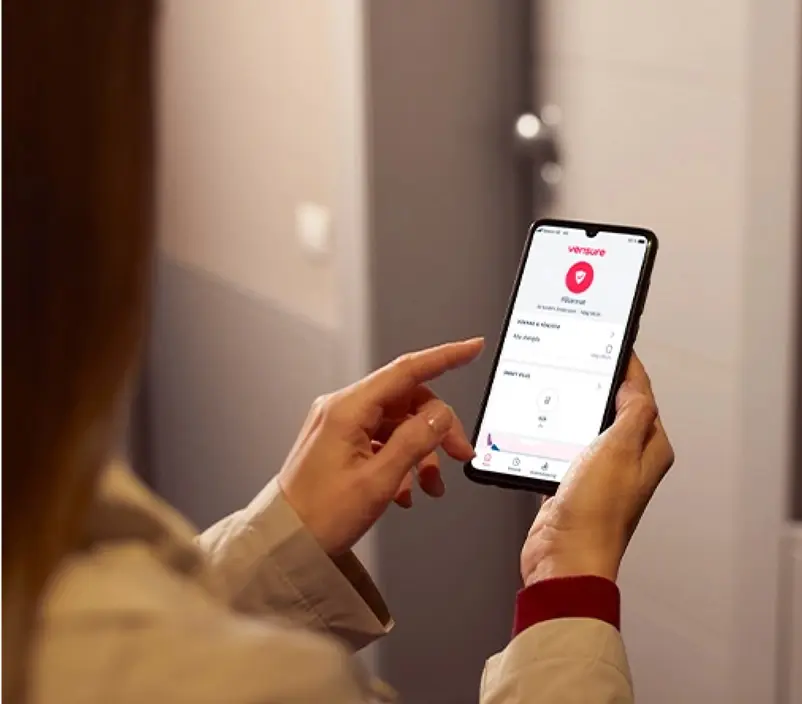 App Verisure usada en domicilio de Oyón-Oion para armar la alarma y revisar el estado